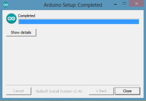 Arduino Setup Completed